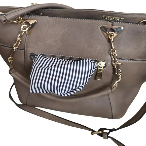 Brown Tote Satchel Work Bag - Picture 3 of 8